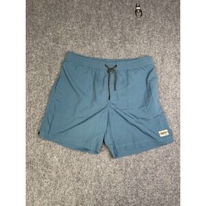 Men's Howler Bros. Blue Swim Trunks Shorts Unlined Size Large 7" Inseam